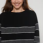 Sweater Franja Mujer Negro Familyshop - Miniatura 3