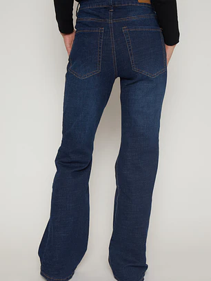 Jeans Boot Cut Mujer Azul Familyshop