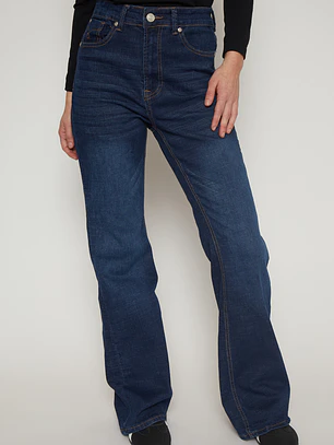 Jeans Boot Cut Mujer Azul Familyshop