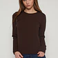 Camiseta Micropolar Mujer Café Familyshop - Miniatura 1