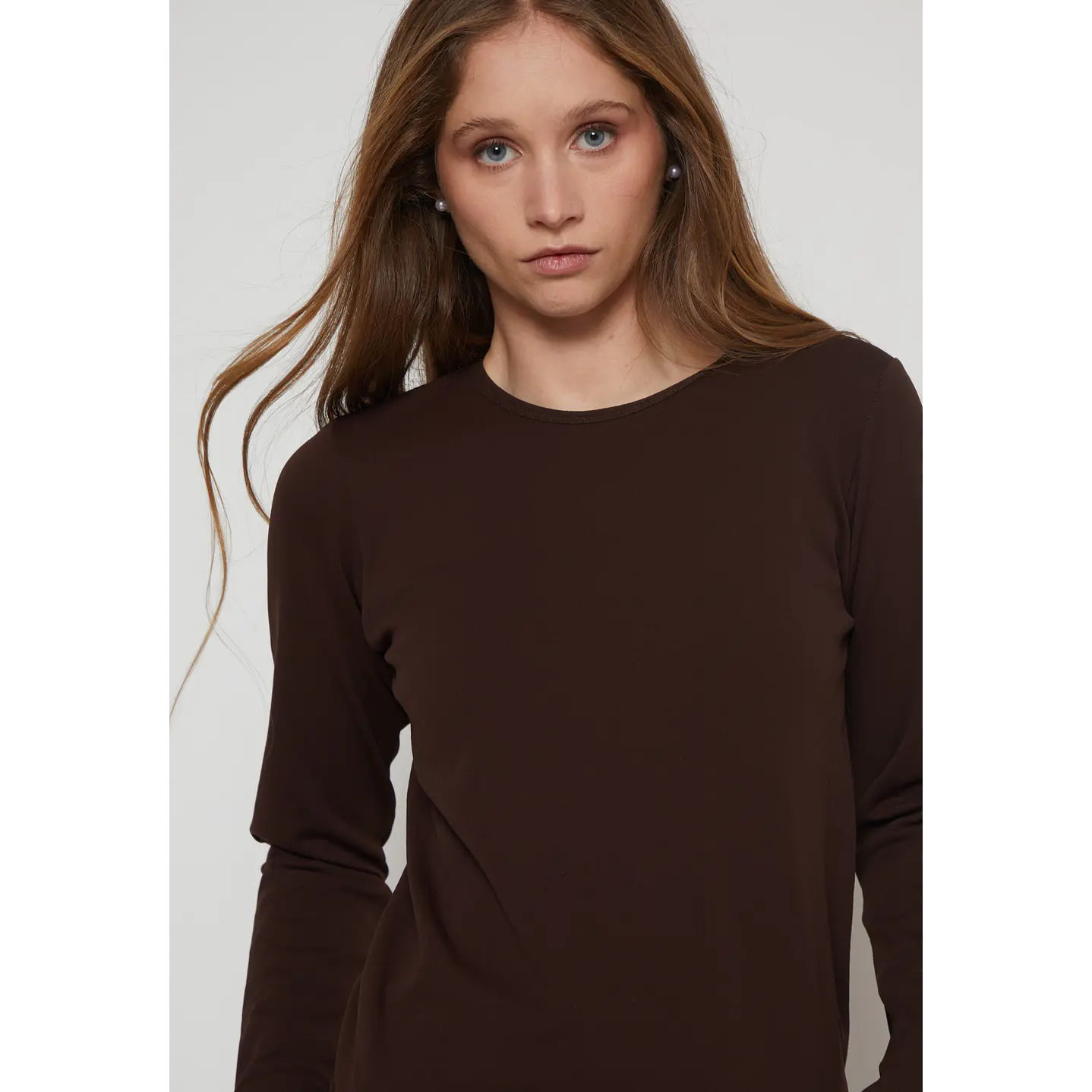 Camiseta Micropolar Mujer Café Familyshop 3