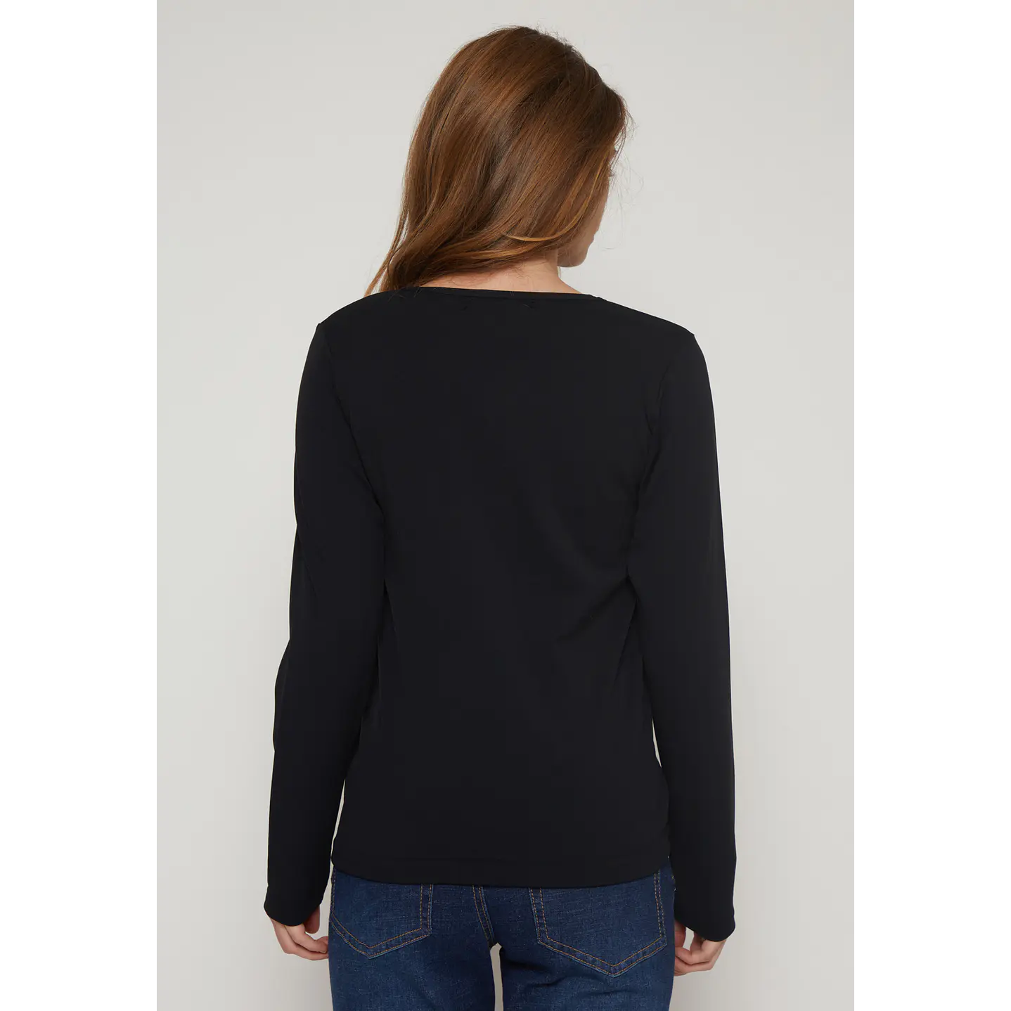 Camiseta Micropolar Mujer Negro Familyshop 2