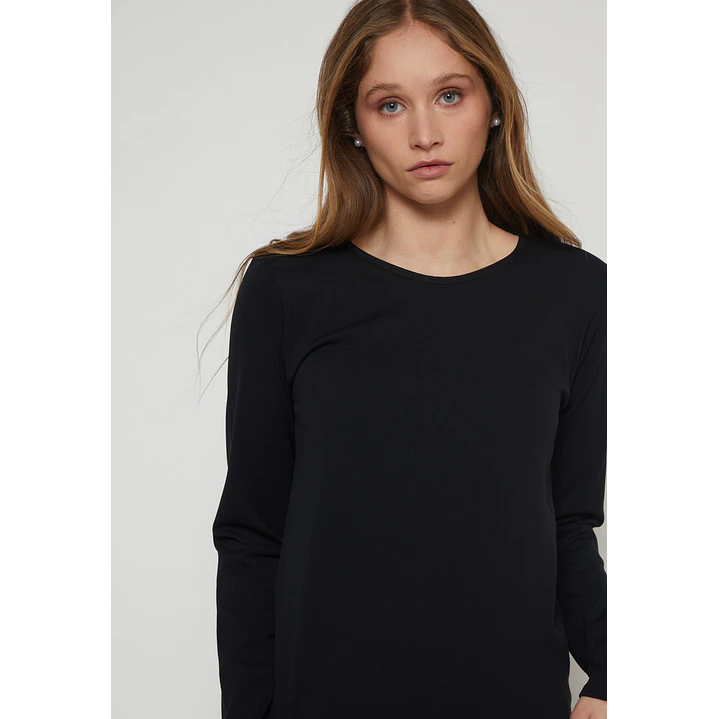 Camiseta Micropolar Mujer Negro Familyshop 3