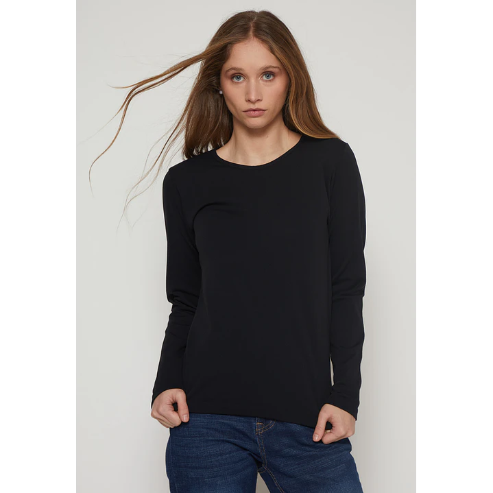 Camiseta Micropolar Mujer Negro Familyshop 1