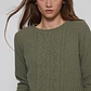 Sweater Chenille Mujer Verde Familyshop - Miniatura 3