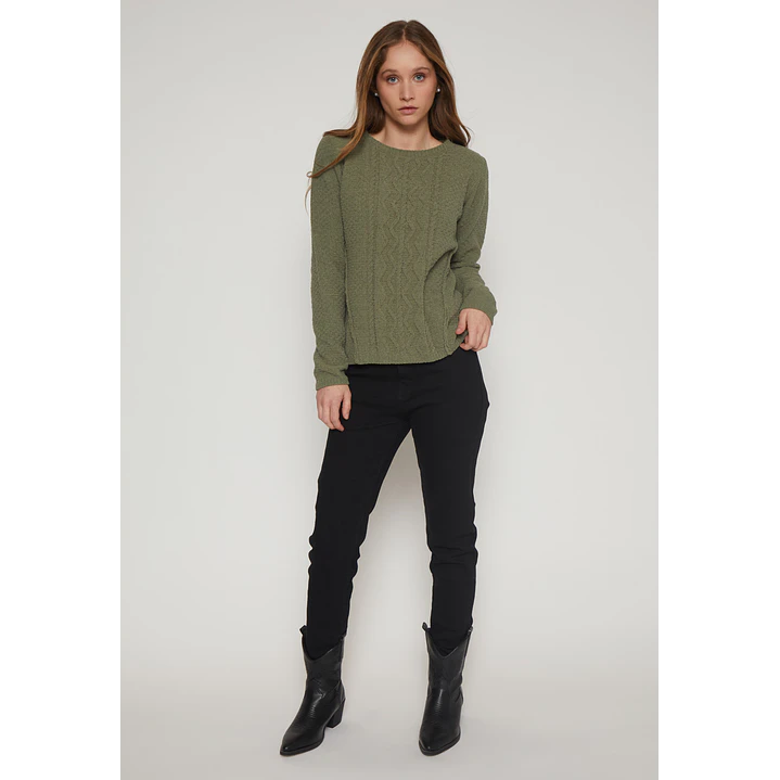 Sweater Chenille Mujer Verde Familyshop 4