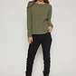 Sweater Chenille Mujer Verde Familyshop - Miniatura 4