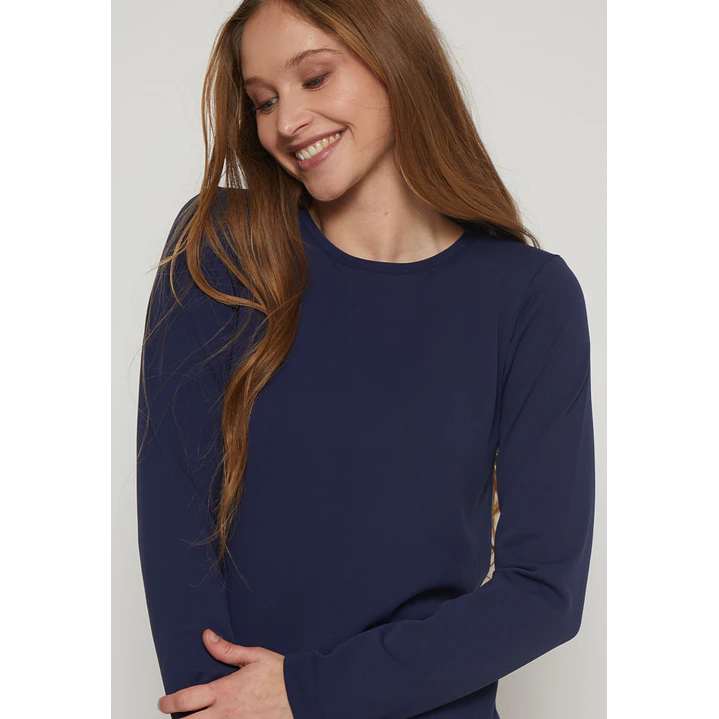 Camiseta Micropolar Mujer Azul Familyshop 3
