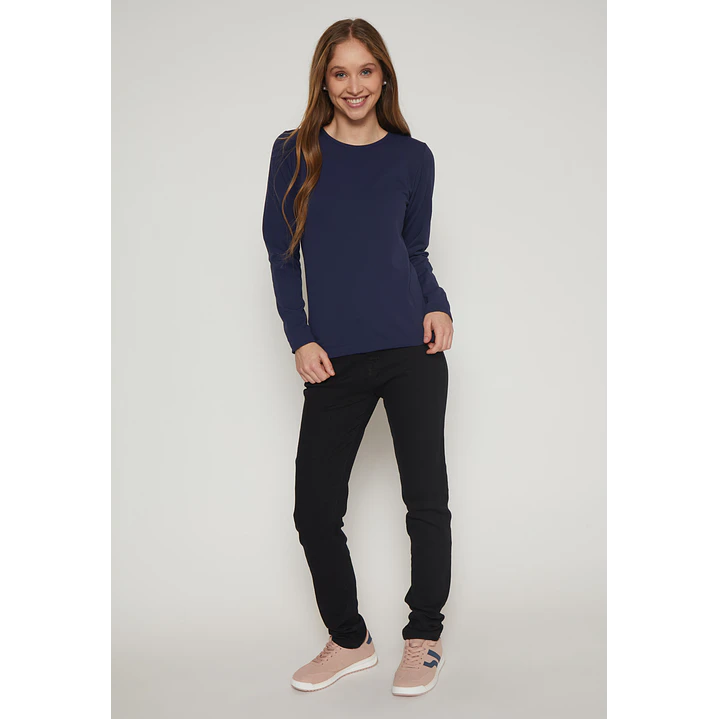 Camiseta Micropolar Mujer Azul Familyshop 4