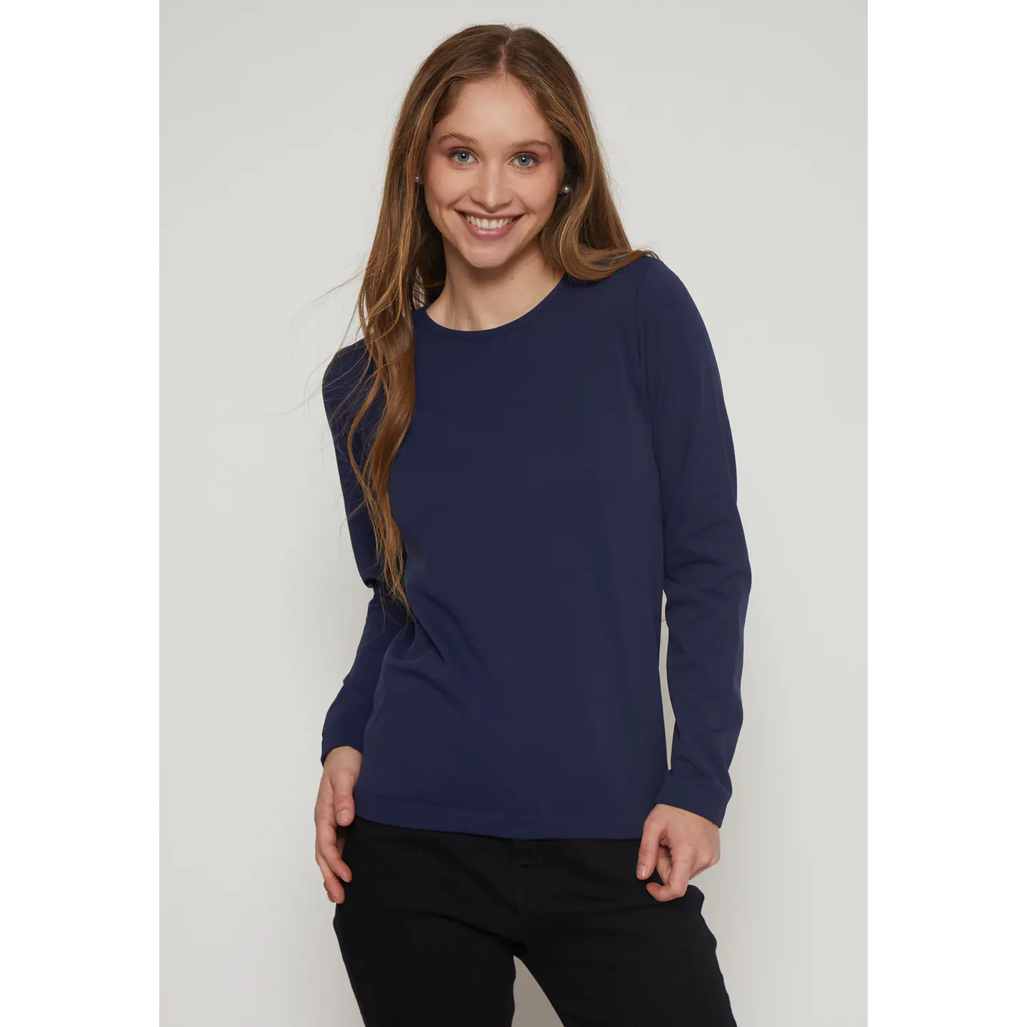 Camiseta Micropolar Mujer Azul Familyshop 1