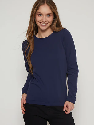 Camiseta Micropolar Mujer Azul Familyshop