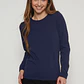 Camiseta Micropolar Mujer Azul Familyshop - Miniatura 1
