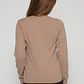 Camiseta Micropolar Mujer Beige Familyshop - Miniatura 2