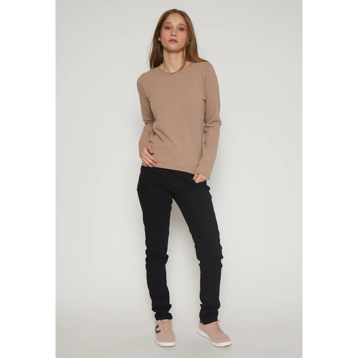 Camiseta Micropolar Mujer Beige Familyshop 4