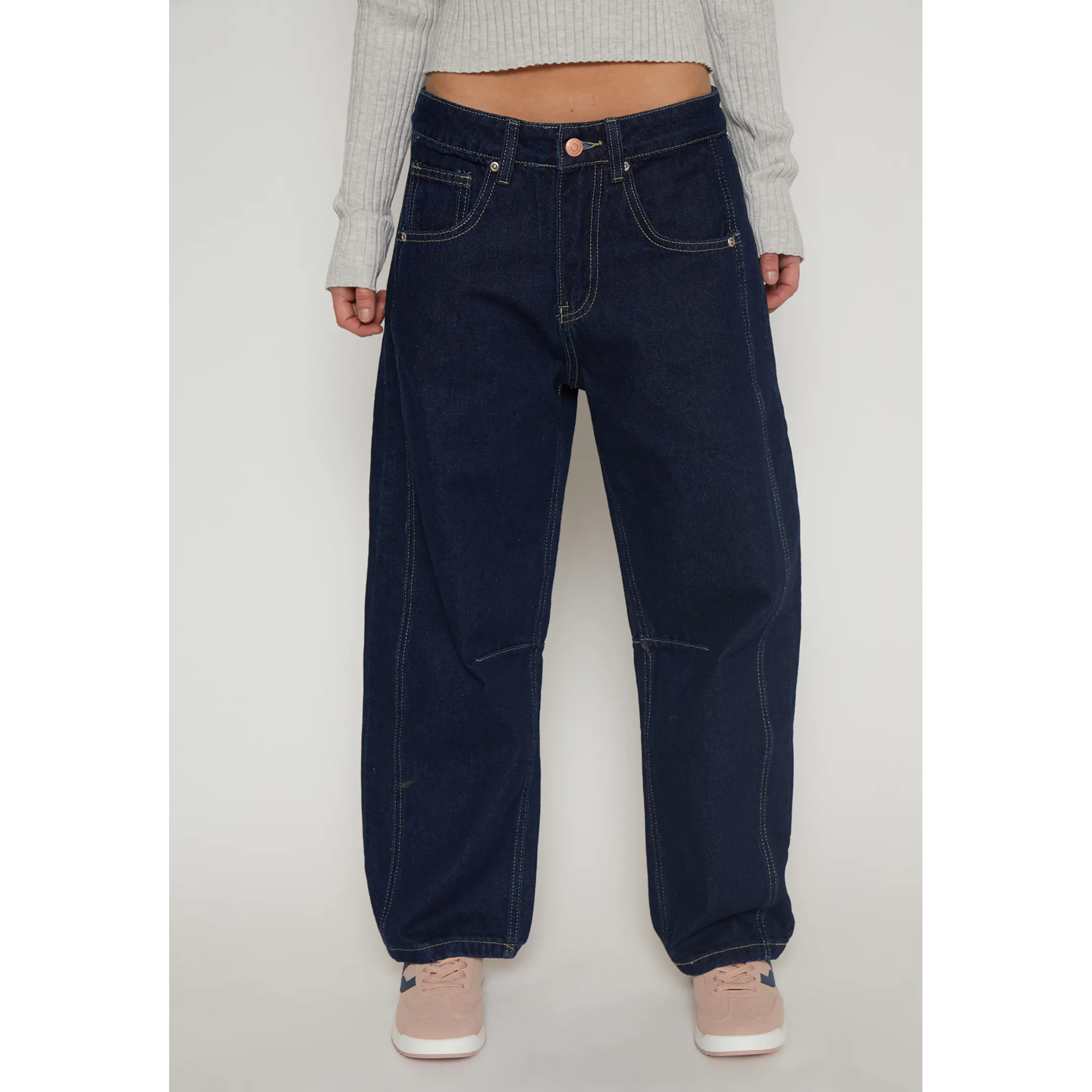 Jeans Barrel Mujer Azul Familyshop 1