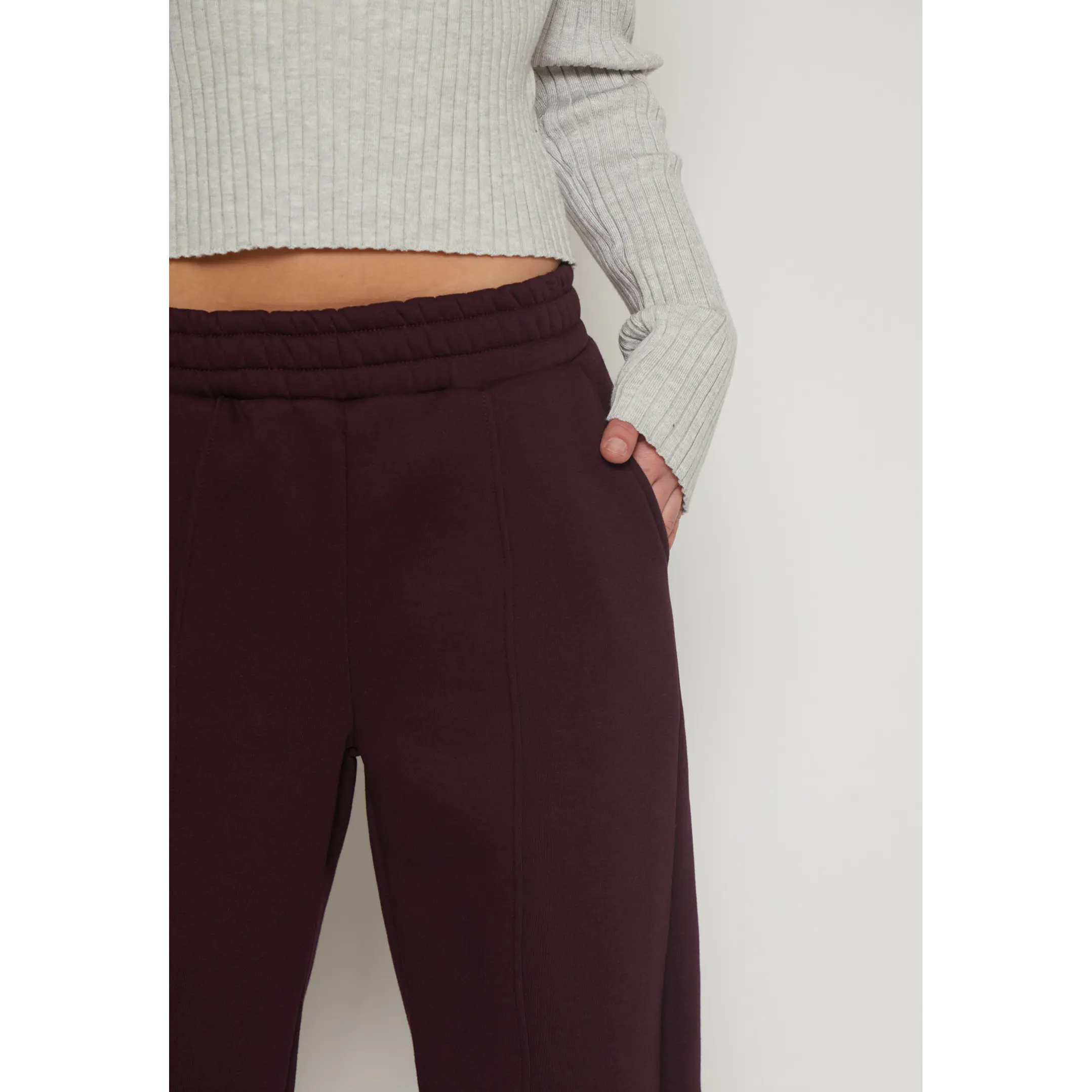 Pantalón Buzo Wide Leg Mujer Uva Familyshop 3