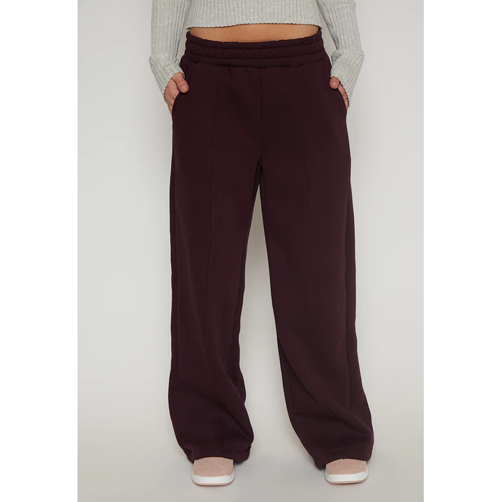 Pantalón Buzo Wide Leg Mujer Uva Familyshop 1