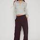 Pantalón Buzo Wide Leg Mujer Uva Familyshop - Miniatura 4