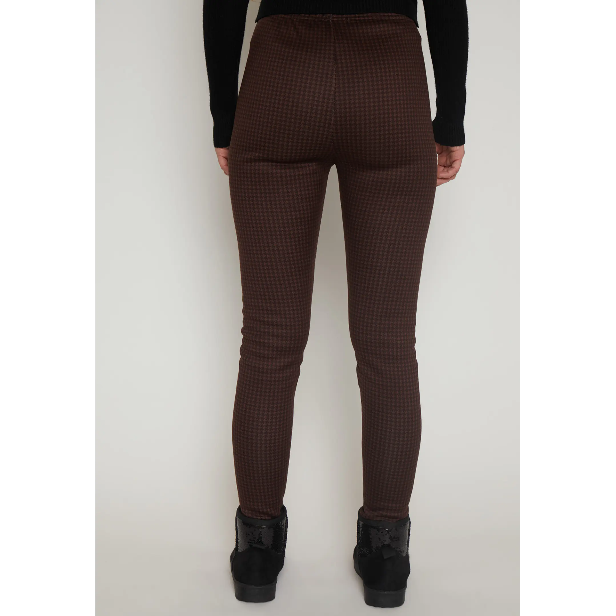 Calza Térmica Cuadros Mujer Café Familyshop 2