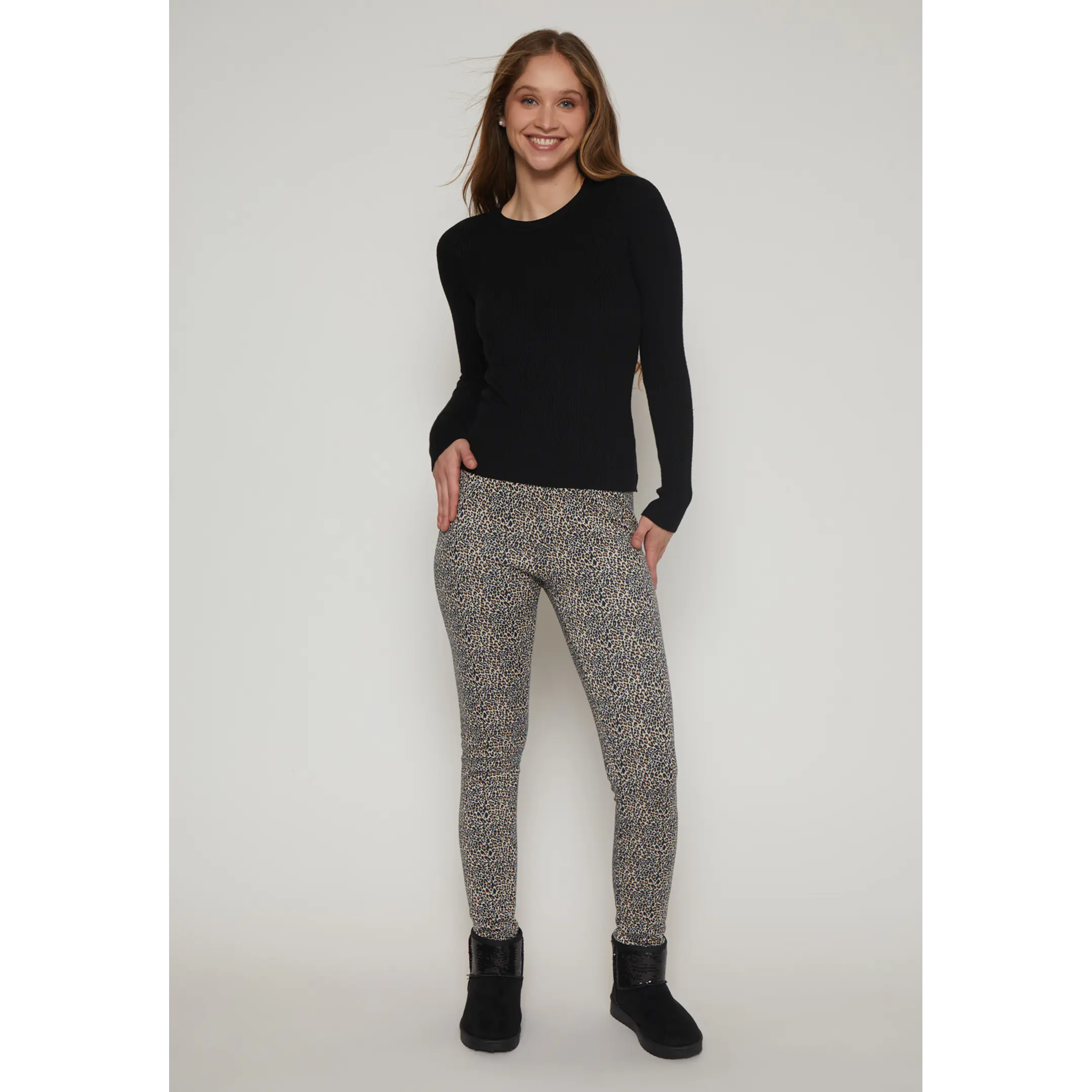 Calza Térmica Mujer Beige Familyshop 4