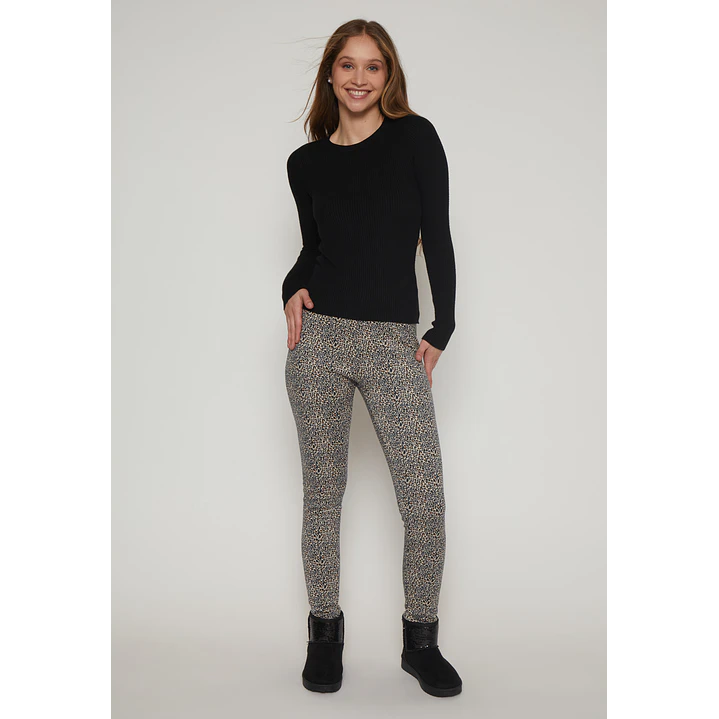Calza Térmica Mujer Beige Familyshop 4