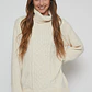 Sweater Chenille Mujer Crudo Familyshop - Miniatura 1