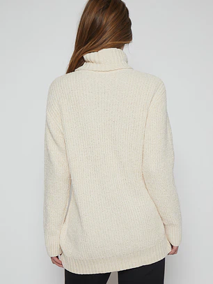 Sweater Chenille Mujer Crudo Familyshop