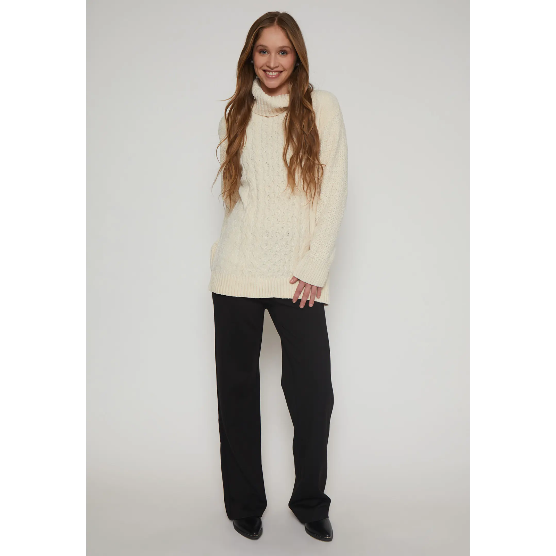 Sweater Chenille Mujer Crudo Familyshop 4