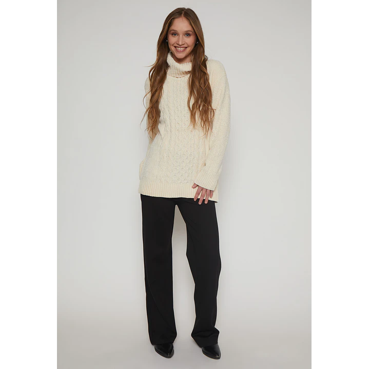 Sweater Chenille Mujer Crudo Familyshop 4
