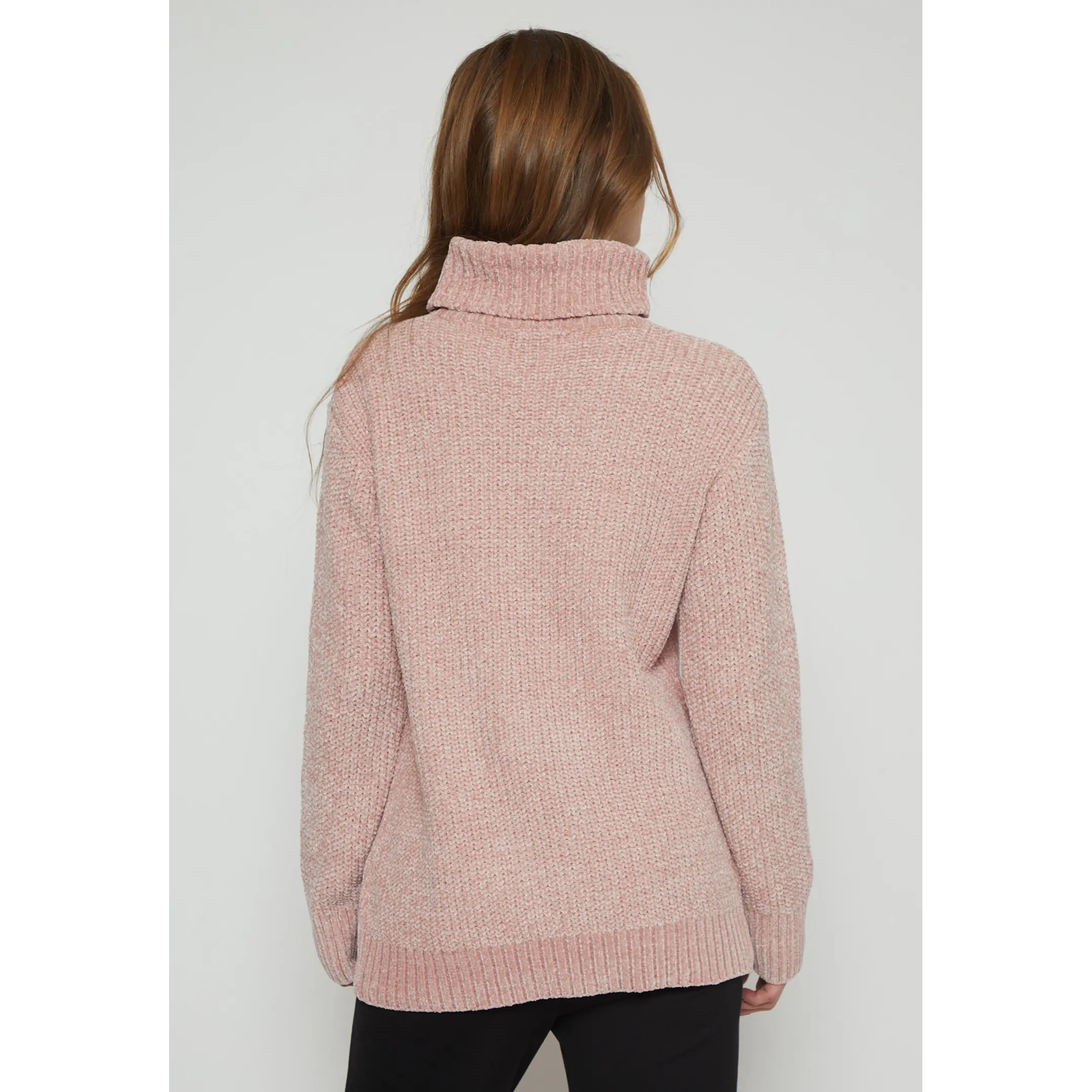 Sweater Chenille Mujer Rosado Familyshop 2
