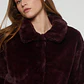 Chaqueta Piel Mujer Burdeo Familyshop - Miniatura 3