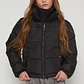 Parka Puffa Mujer Negro Familyshop - Miniatura 1
