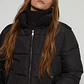 Parka Puffa Mujer Negro Familyshop - Miniatura 2