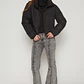 Parka Puffa Mujer Negro Familyshop - Miniatura 4