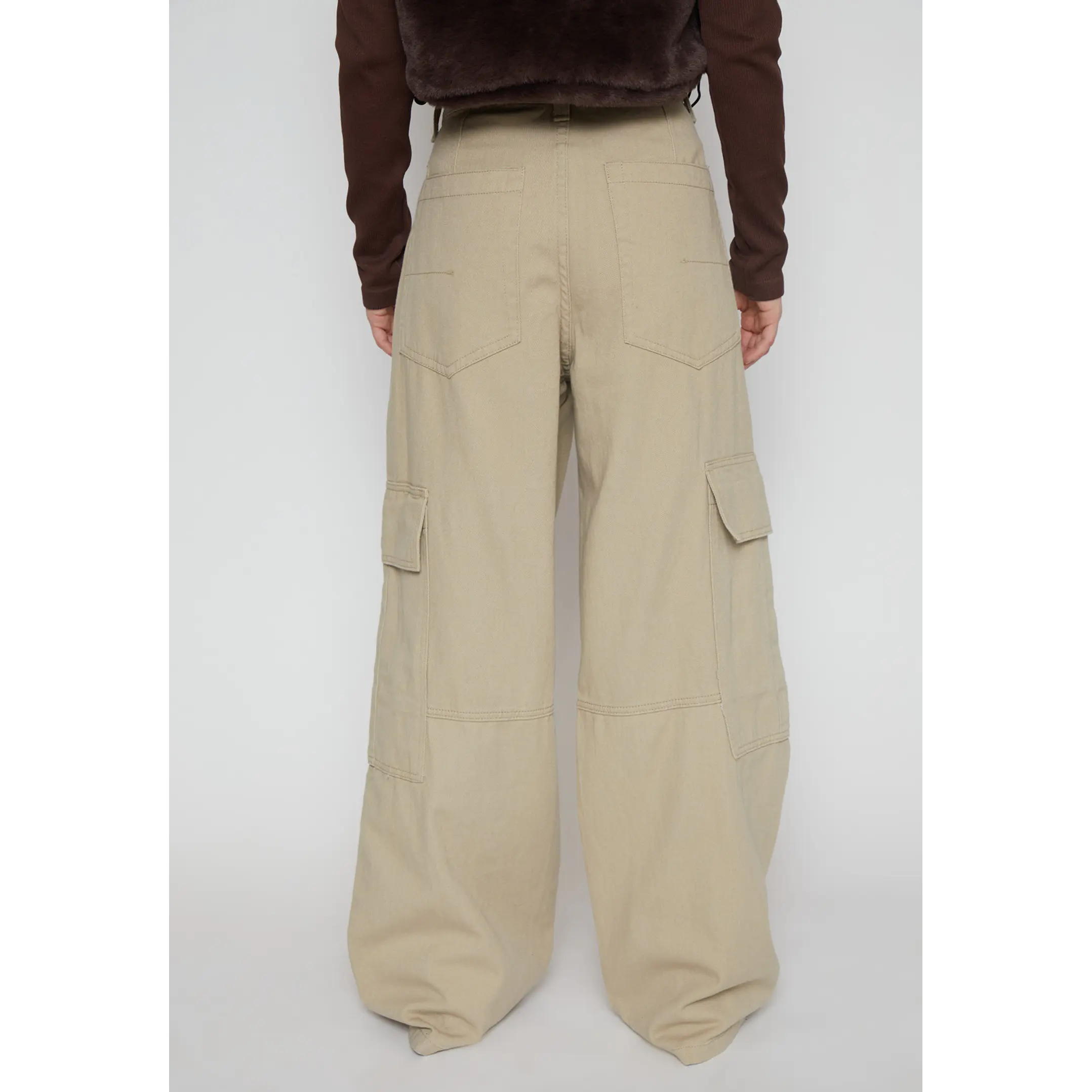 Pantalón Cargo Mujer Beige Familyshop 2