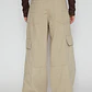 Pantalón Cargo Mujer Beige Familyshop - Miniatura 2