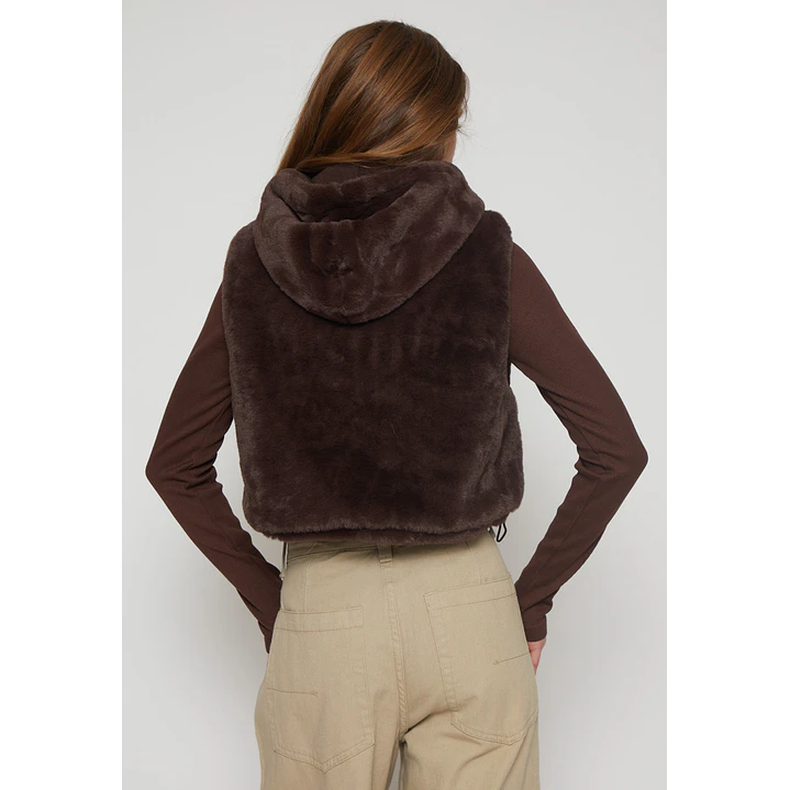 Chaqueta Piel Mujer Café Familyshop 2