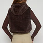 Chaqueta Piel Mujer Café Familyshop - Miniatura 2