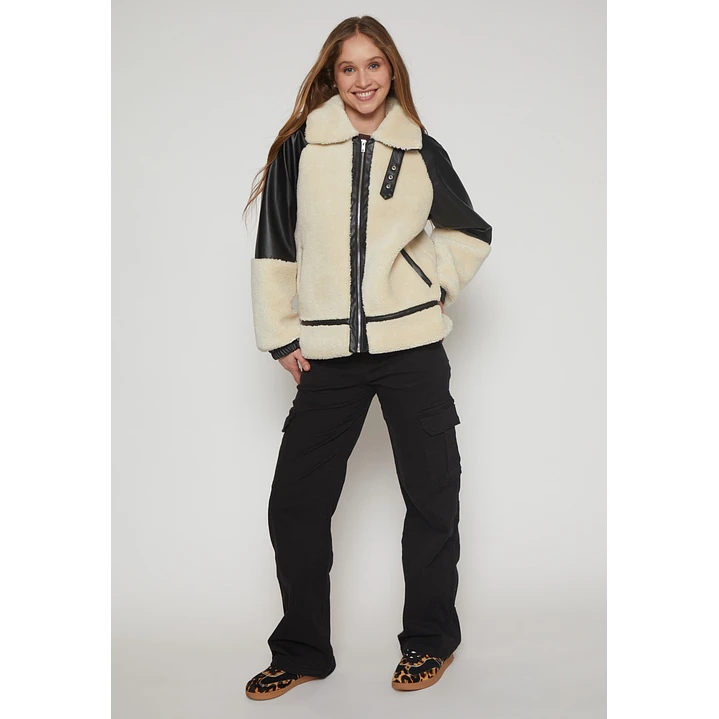 Pantalón Wide Leg Mujer Negro Familyshop 4