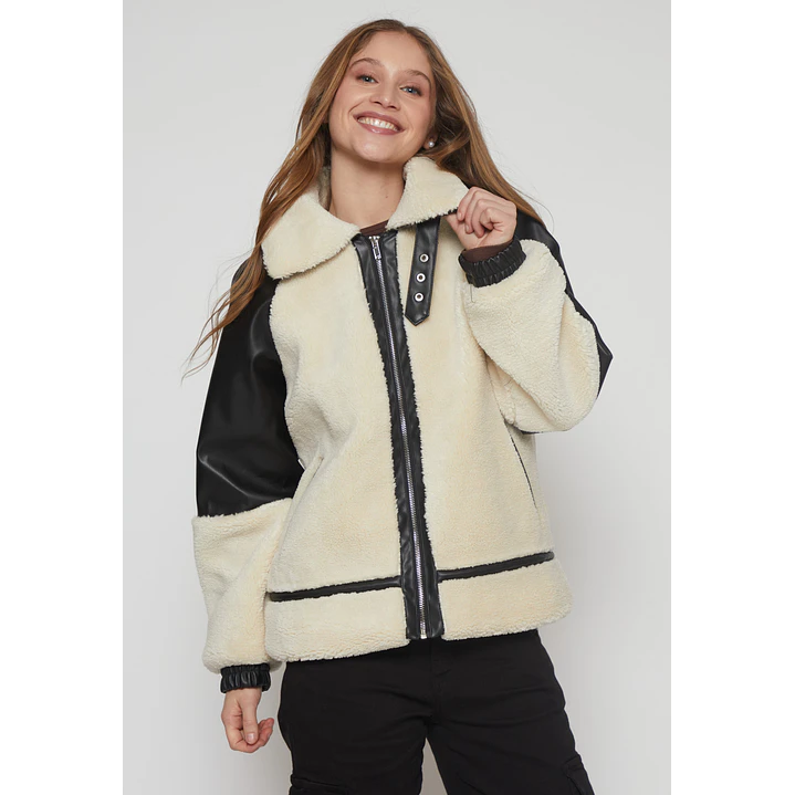 Chaqueta Chiporro Mujer Crudo Familyshop 1