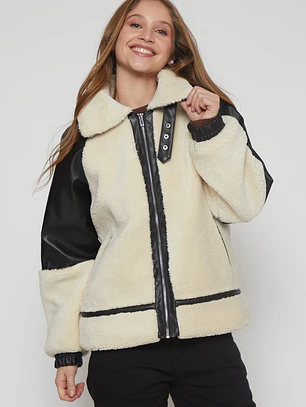 Chaqueta Chiporro Mujer Crudo Familyshop