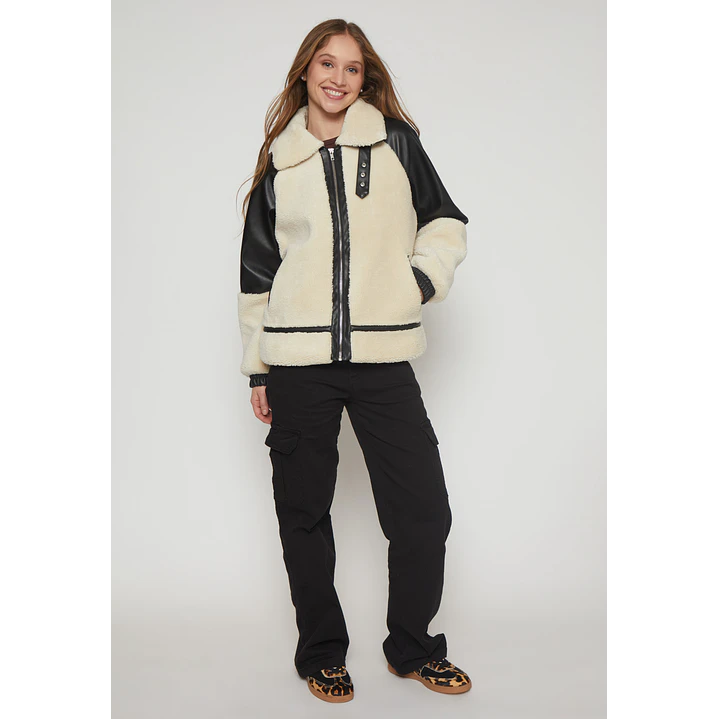 Chaqueta Chiporro Mujer Crudo Familyshop 4