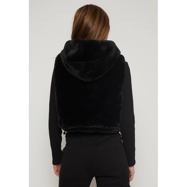 Chaqueta Piel Mujer Negro Familyshop 3
