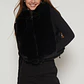 Chaqueta Piel Mujer Negro Familyshop - Miniatura 1