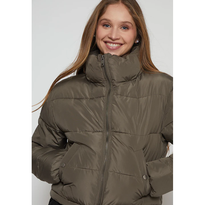 Parka Puffa Mujer Verde Familyshop 3