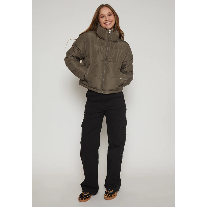 Parka Puffa Mujer Verde Familyshop 4