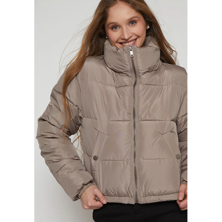 Parka Puffa Mujer Beige Familyshop 2