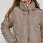 Parka Puffa Mujer Beige Familyshop - Miniatura 2