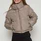 Parka Puffa Mujer Beige Familyshop - Miniatura 1