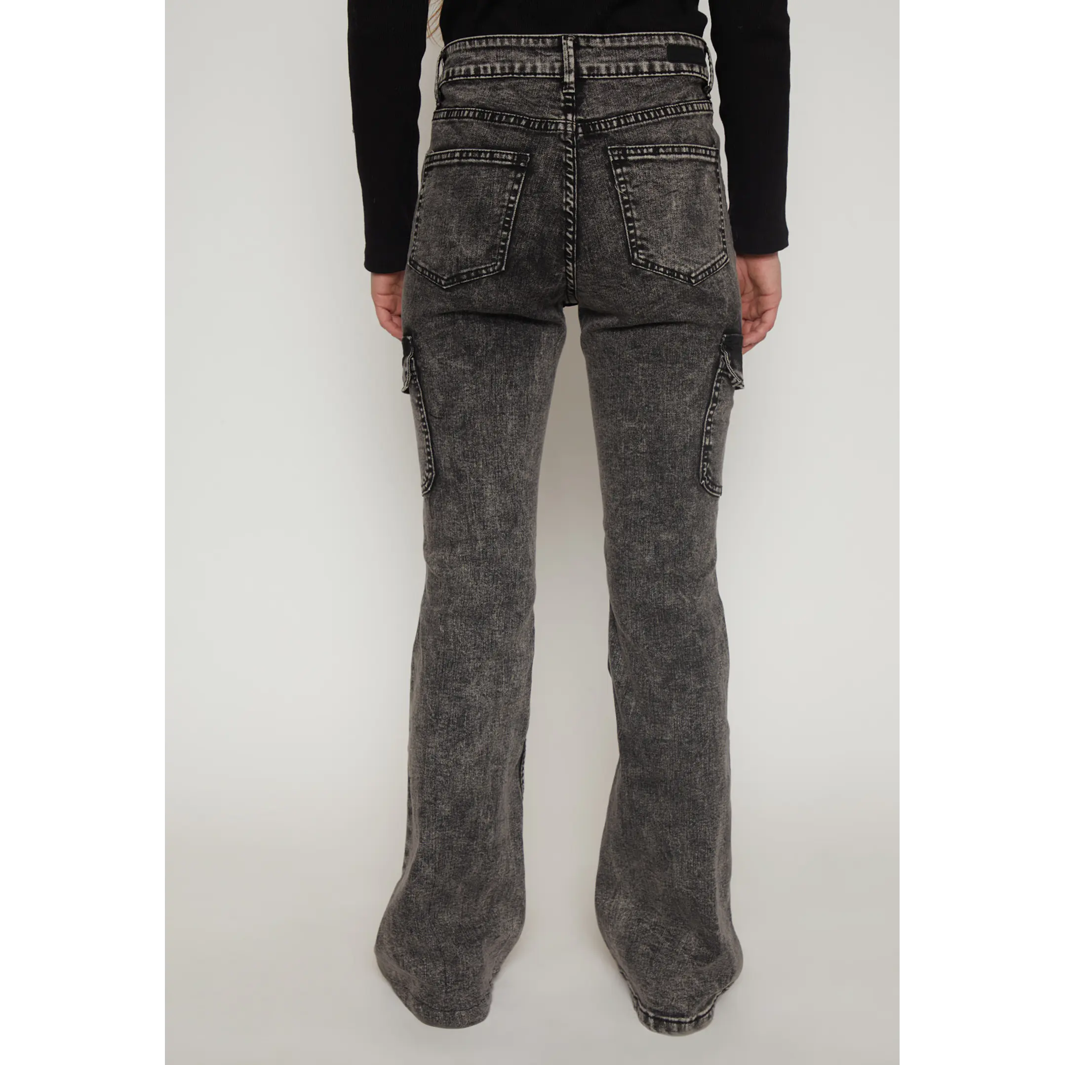 Jeans Flare Mujer Gris Familyshop 2